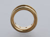14K Two-Tone Gold and Diamond Contemporary Band