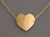 Dinh Van for Cartier Vintage 18K Yellow Gold Heart Necklace