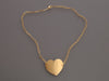 Dinh Van for Cartier Vintage 18K Yellow Gold Heart Necklace