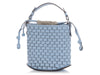 Delvaux Mini Azure Calfskin Arsenal Pin Bucket Bag