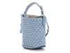 Delvaux Mini Azure Calfskin Arsenal Pin Bucket Bag