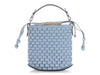 Delvaux Mini Azure Calfskin Arsenal Pin Bucket Bag