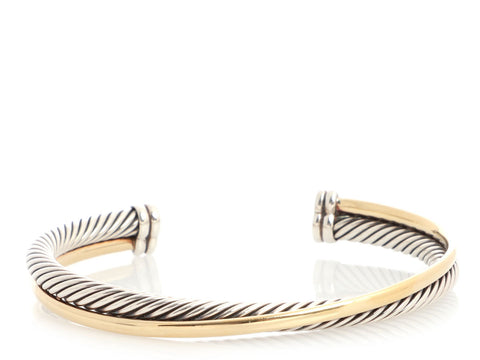 David Yurman Two-Tone Crossover Bracelet