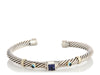 David Yurman Iolite and Blue Topaz Renaissance Station Bracelet