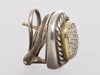 David Yurman Two-Tone Diamond Albion Earrings