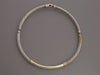 David Yurman Sterling Silver and 14K Yellow Gold Cable Choker