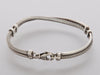 David Yurman Sterling Silver Diamond Crossover Bracelet