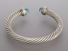 David Yurman Blue Topaz Cable Classic Bracelet