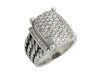 David Yurman Sterling Silver Pavé Diamond Wheaton Ring