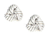 David Yurman Vintage Sterling Silver Knot Clip Earrings
