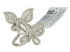Effy 14K White Gold Diamond Butterfly Cocktail Ring