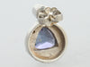 18K White Gold Trillion-Cut Tanzanite Earrings