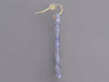 14K Yellow Gold Amethyst and Tanzanite Bead Pierced Drop Earrings