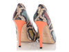 Fendi Multicolor Snakeskin Pumps