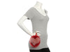 Fendi Red and Pink Fox Heart Pom Pom Charm