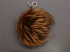 Fendi Brown and Black Fur Monster Pom Pom Charm
