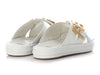 Fendi White Fendigraphy Slide Sandals