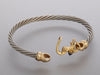 Guy Beard 14K Yellow Gold and Stainless Steel Mariner Bracelet