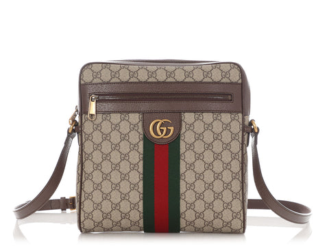 Gucci Large GG Supreme Ophidia Messenger Bag