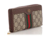 Gucci GG Supreme Web Ophidia Zip Around Wallet