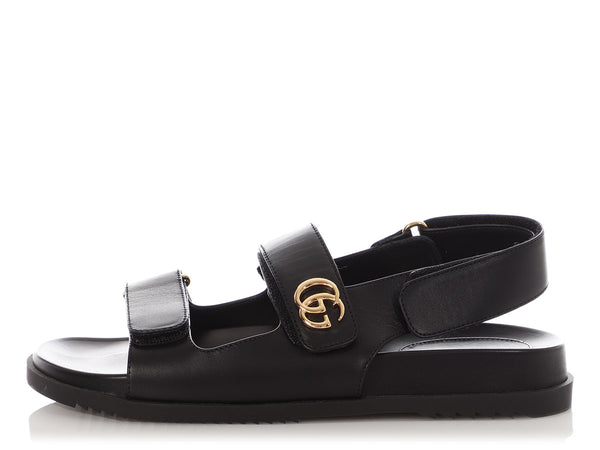 サンダル GUCCI Men Sandals Black Gucci Men's Horse bit Greek Sandal in Black – Gavriel.us