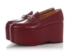 Gucci Oxblood Horsebit High Platform Loafers
