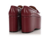 Gucci Oxblood Horsebit High Platform Loafers