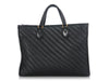 Gucci Black Matelassé Diagonal GG Marmont Tote