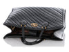 Gucci Black Matelassé Diagonal GG Marmont Tote