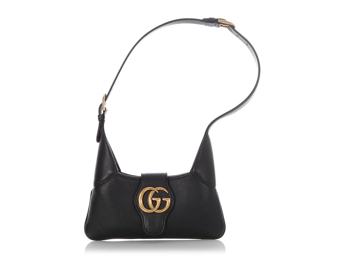 Gucci Small Black Goatskin Aphrodite