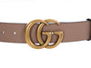 Gucci Taupe GG Marmont Belt