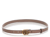Gucci Taupe GG Marmont Skinny GG Belt