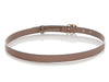 Gucci Taupe GG Marmont Skinny GG Belt