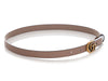 Gucci Taupe GG Marmont Skinny GG Belt