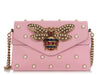 Gucci Pink Bee Queen Margaret Broadway Bag