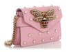 Gucci Pink Bee Queen Margaret Broadway Bag