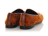 Gucci Brown Velvet Horsebit Jordaan Loafers