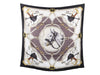 Gucci Equestrian Print Silk Twill Scarf 90cm