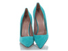 Gucci Turquoise Suede Horsebit Pumps