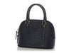 Gucci Mini Navy Blue Microguccissima Dome