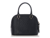 Gucci Mini Navy Blue Microguccissima Dome