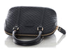 Gucci Mini Navy Blue Microguccissima Dome