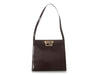 Gucci Vintage Brown Leather Shoulder Bag
