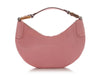 Gucci Medium Pink Leather Bamboo Ring Hobo