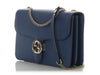 Gucci Blue Interlocking G Dollar Flap