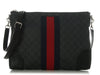 Gucci Soft GG Supreme Monogram Appia Calfskin Web East-West Messenger Bag