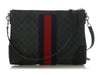 Gucci Soft GG Supreme Monogram Appia Calfskin Web East-West Messenger Bag