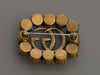 Gucci Double G Crystal Brooch