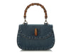 Gucci Small Denim Bamboo 1947 Top Handle Bag