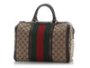 Gucci GG Canvas Web Boston Bag